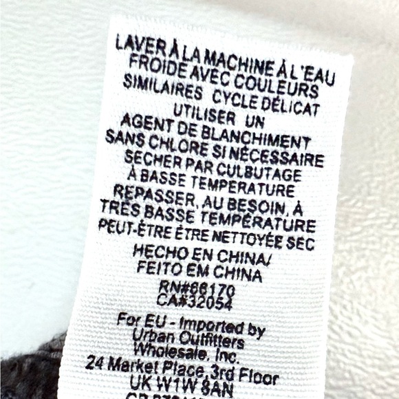 FP We The Free Navy Corduroy Mini Skirt In A Joanie Print With Buttoned Front - Picture 7 of 8